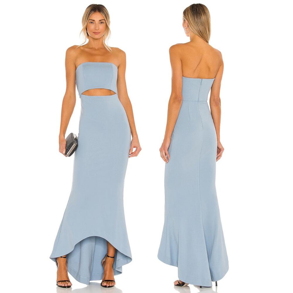 NBD June Gown Strapless Cut Out Formal Party Wedding Statement Prom Hoco Grad S